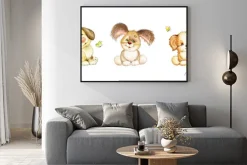 Plakat: Zestaw 3 ślicznych szczeniąt