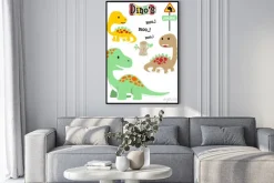 Plakat: Zestaw kreskówek dinozaurów