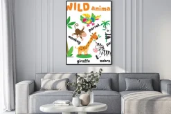 Plakat: Zestaw zabawnych zwierząt