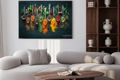 Plakat: Zioła i przyprawy do gotowania