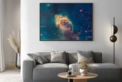 Plakat: Zjawisko astronomiczne w mgławicy carina