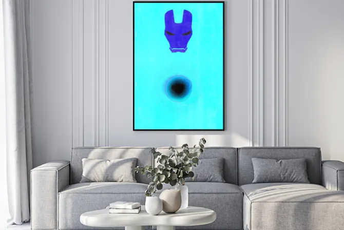 Plakat: Znak rozpoznawczy iron mana