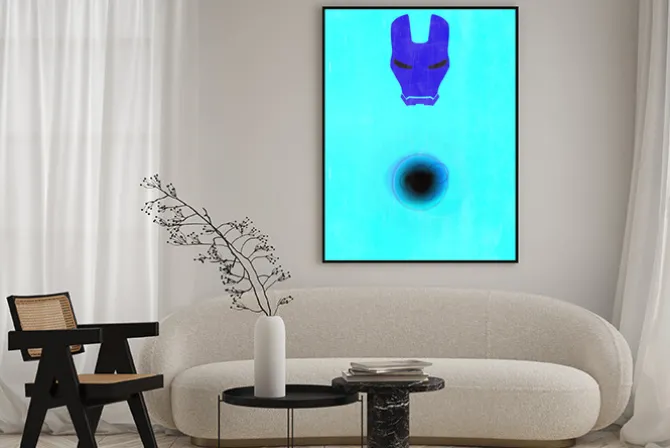 Plakat: Znak rozpoznawczy iron mana