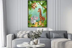 Plakat: Zwierzęta są w dżungli