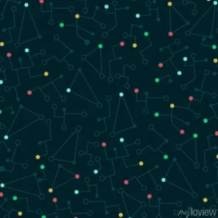 Tapeta: Abstrakcyjny wzór w stylu płaskiej