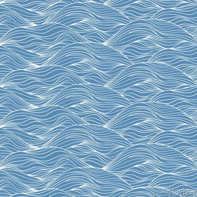 Tapeta: Abstrakcyjny wzór z niebieskimi falami