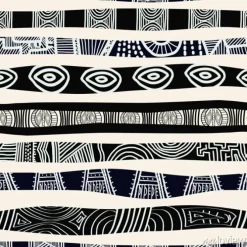 Tapeta: African etniczne szwu. ilustracji wektorowych.