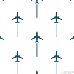 Tapeta: Airplane. seamless pattern.