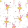 Tapeta: Akwarela bezszwowe balerinki wzór. ilustracji wektorowych.