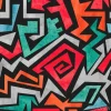 Tapeta: Akwarela grafitti szwu. wektor kolorowe geometryczne abstrakcyjne