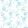 Tapeta: Akwarela muzyczny wzór notatek