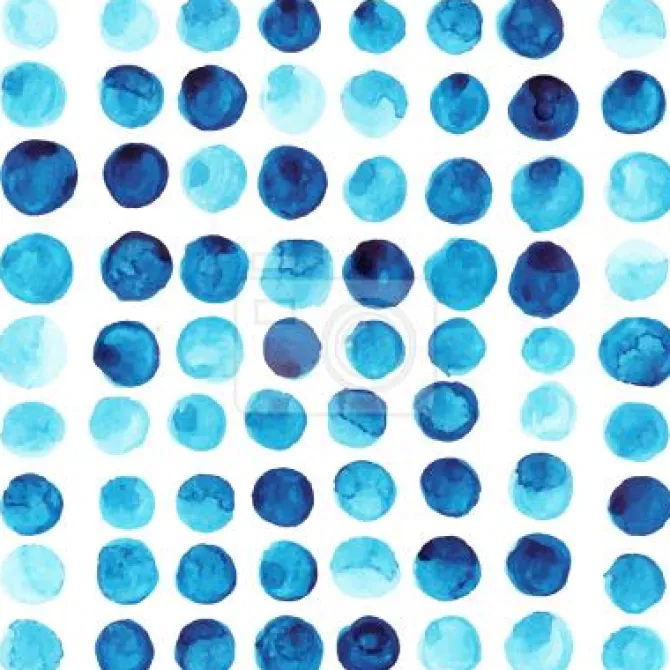 Tapeta: Akwarela polkadot