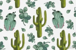 Tapeta: Akwarela wzór "zestaw pustyni". idealny obraz do aplikacji na