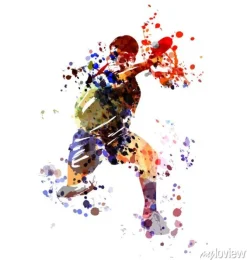 Tapeta: Artystyczna ilustracja tenisisty stołowego