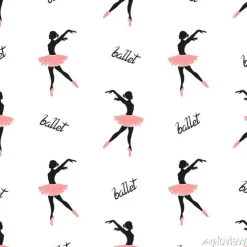 Tapeta: Baletnice z różowymi spódniczkami