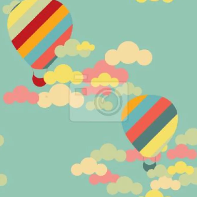 Tapeta: Balony na gorące powietrze