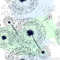 Tapeta: Beautiful floral pattern with dandelions