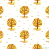 Tapeta: Bez szwu deseń z abstrakcyjna mozaiki jesienią drzew. wektor