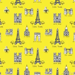 Tapeta: Bez szwu tła z symbolami paryża