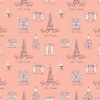 Tapeta: Bez szwu tła z symbolami paryża