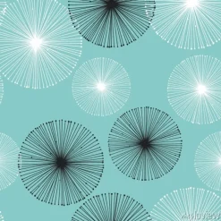 Tapeta: Bez szwu wzór mniszka lekarskiego. wektorowa wielostrzałowa tekstura.