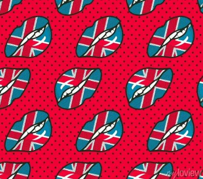 Tapeta: Bez szwu wzór zjednoczone królestwo