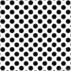 Tapeta: Bezproblemowa czarno-białe polka dot wzór