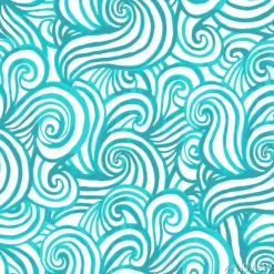 Tapeta: Bezszwowe akwarela fali morskiej r? cznie rysowane wzór, fale