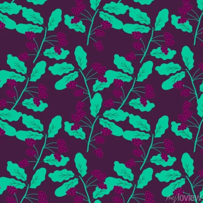 Tapeta: Bezszwowe jagody wzór
