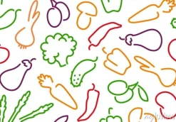 Tapeta: Bezszwowe tło warzywne