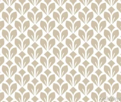 Tapeta: Bezszwowe tło wektor. biała i beżowa ozdoba. ozdoba na tkaninę,