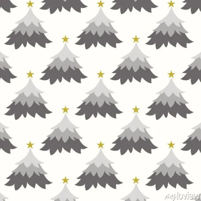 Tapeta: Bezszwowe wektor wzór choinki. skandynawski styl