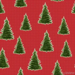 Tapeta: Bezszwowy wesoło bożych narodzeń świąteczny wzór z drzewem