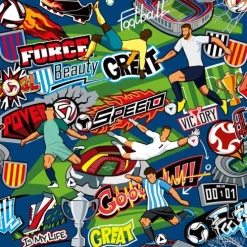 Tapeta: Bezszwowy wzór. atrybuty piłki nożnej, piłkarze różnych drużyn,