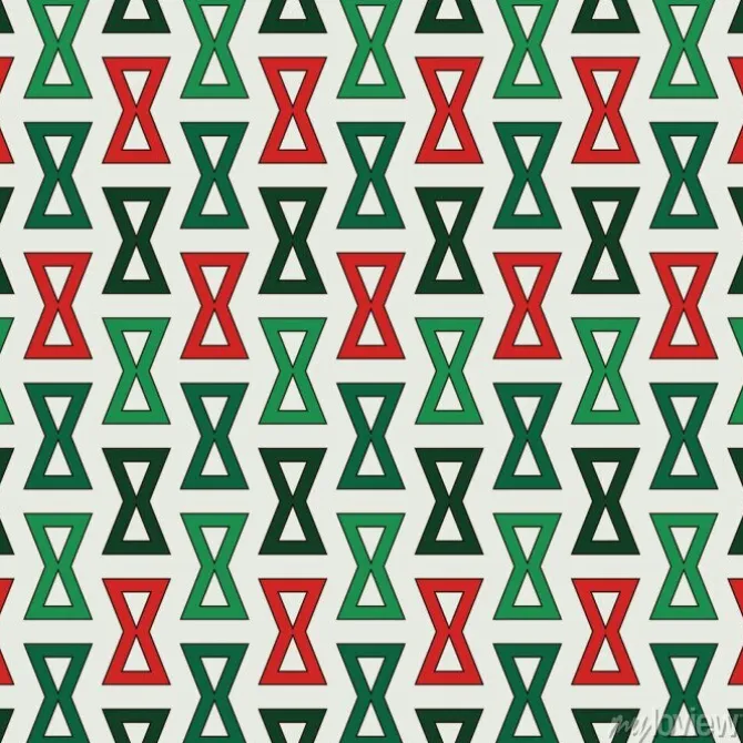 Tapeta: Bezszwowy wzór w bożenarodzeniowych tradycyjnych kolorach z częstotliwym