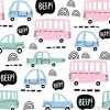 Tapeta: Bezszwowy wzór z ślicznymi samochodami