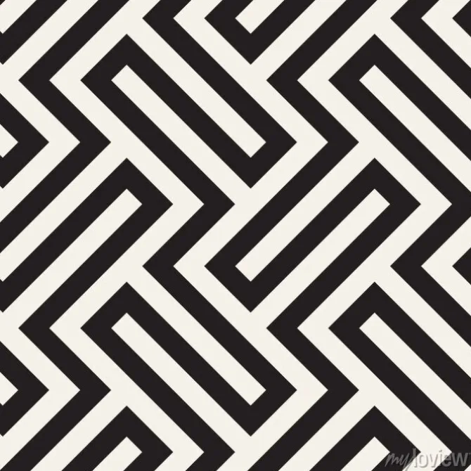 Tapeta: Białe i czarne pasy tworzące geometryczny wzór