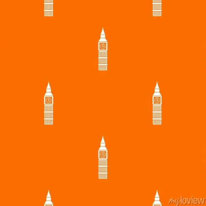 Tapeta: Big ben wzór zegara bez szwu