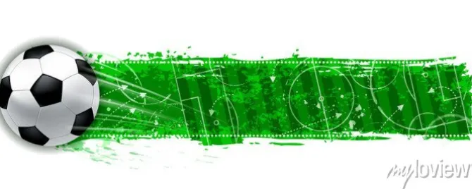 Tapeta: Boisko do piłki nożnej piłka banner