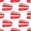 Tapeta: Brytyjski wzór z double decker czerwony autobus.