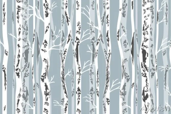 Tapeta: Brzoza jesienią.