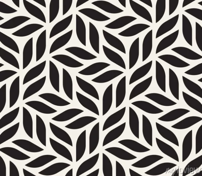 Tapeta: Czarne liście tworzące kompozycję na białym tle