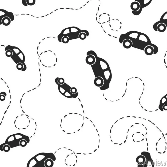 Tapeta: Czarne samochody na białym tle