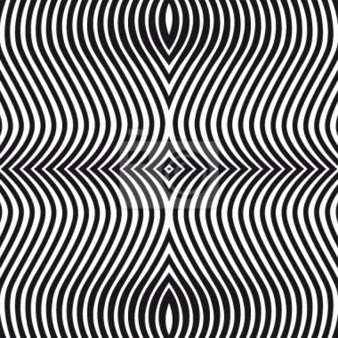 Tapeta: Czarno-białe paski z iluzją optyczną
