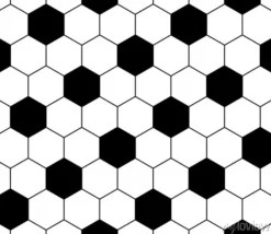 Tapeta: Czarno-biały wzór z piłki nożnej