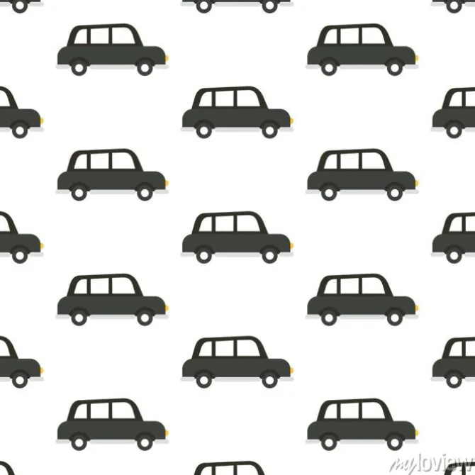 Tapeta: Czarny samochód bez szwu