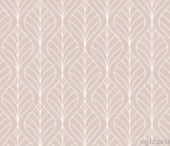 Tapeta: Damask organic leaves seamless pattern. vector retro style background