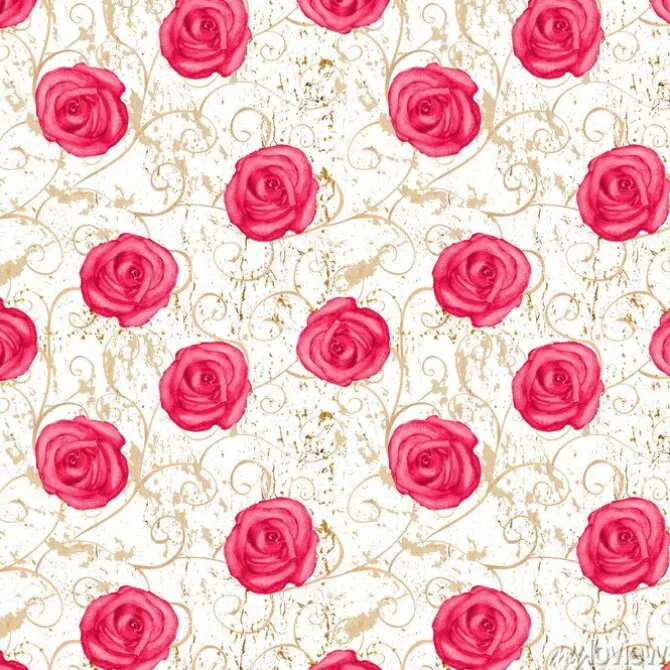 Tapeta: Damask ró? bezszwowe wzór