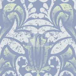 Tapeta: Damasko niebieski