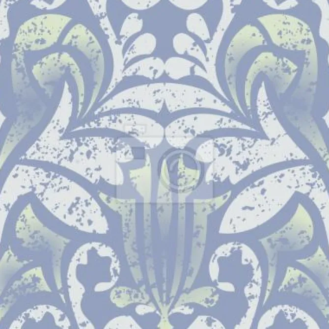 Tapeta: Damasko niebieski